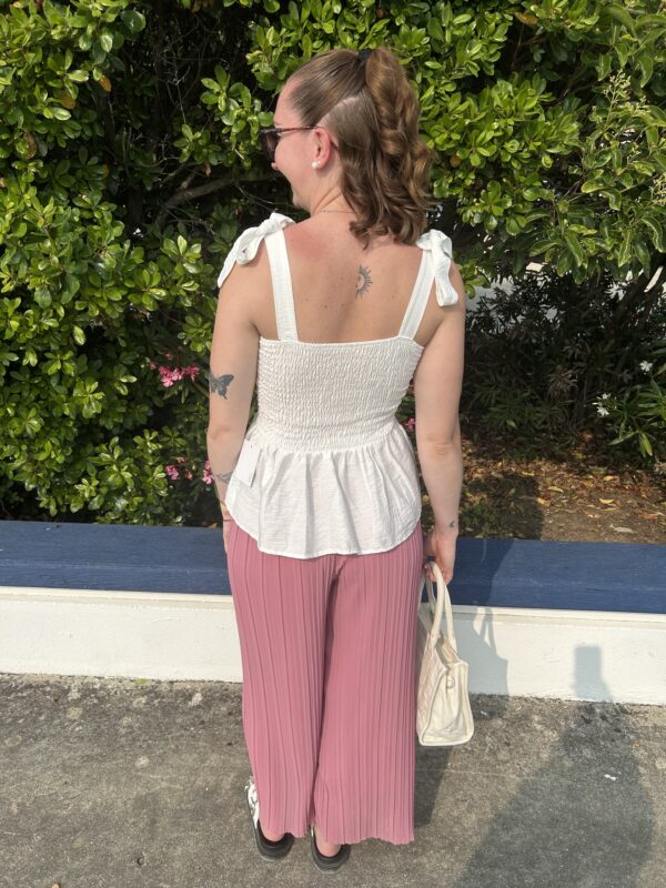Pantalon plissé ARYA-Rose – Image 4